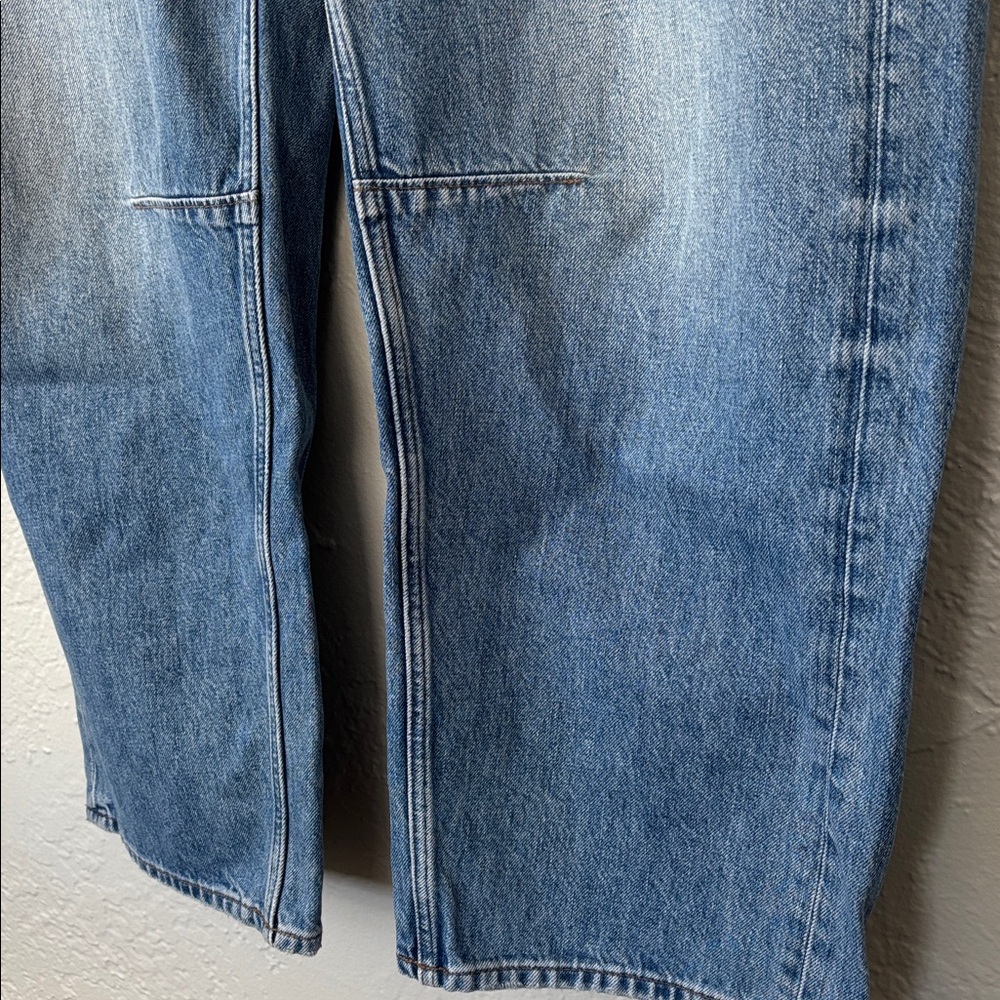 Madewell Women’s 100% Cotton Darted Barrel Leg Button Fly Jean 31 - Picture 5 of 12
